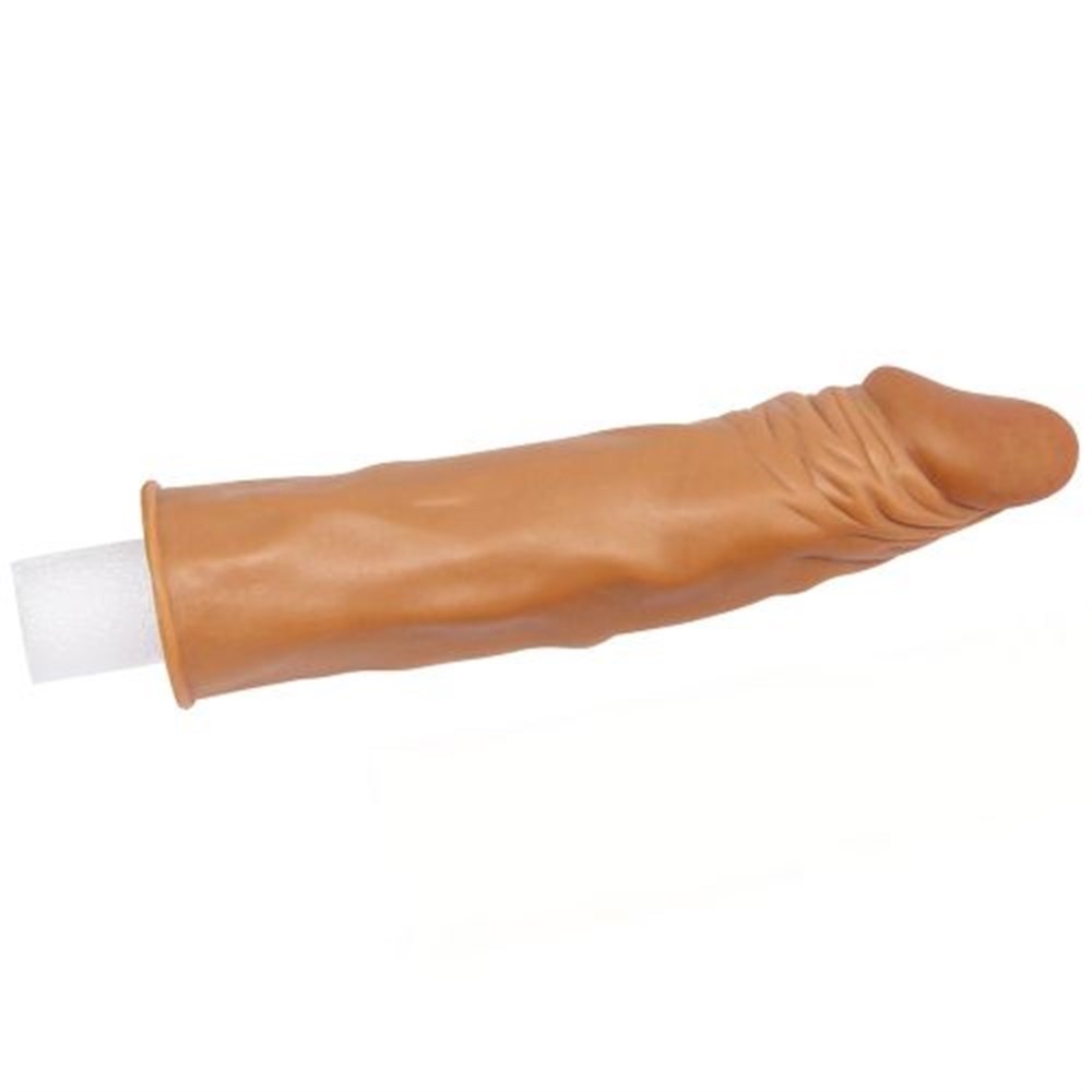 X-Tender 18,5cm Realistik Melez 5cm Dolgulu Penis Kılıfı