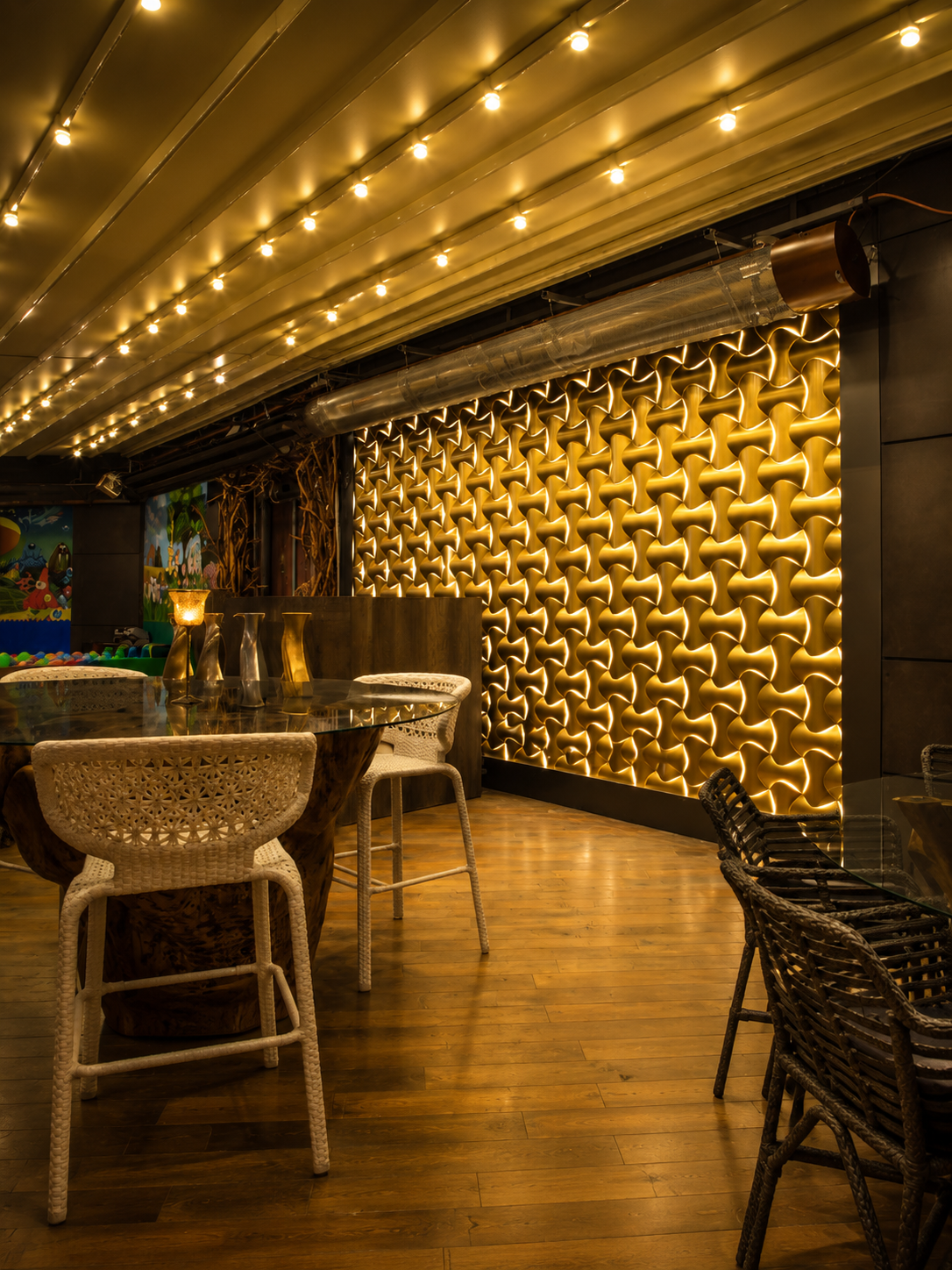 3D Venus Wall Panel Gold
