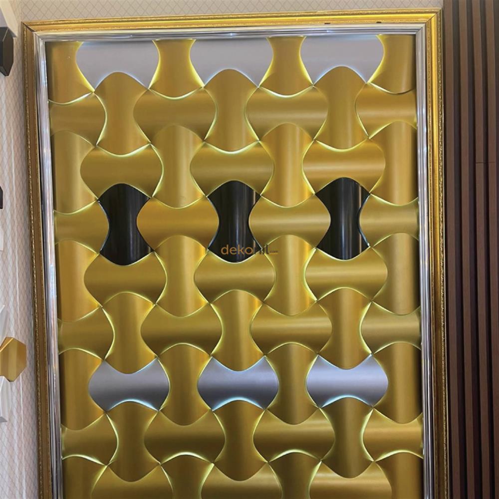 3D Venus Wall Panel Gold