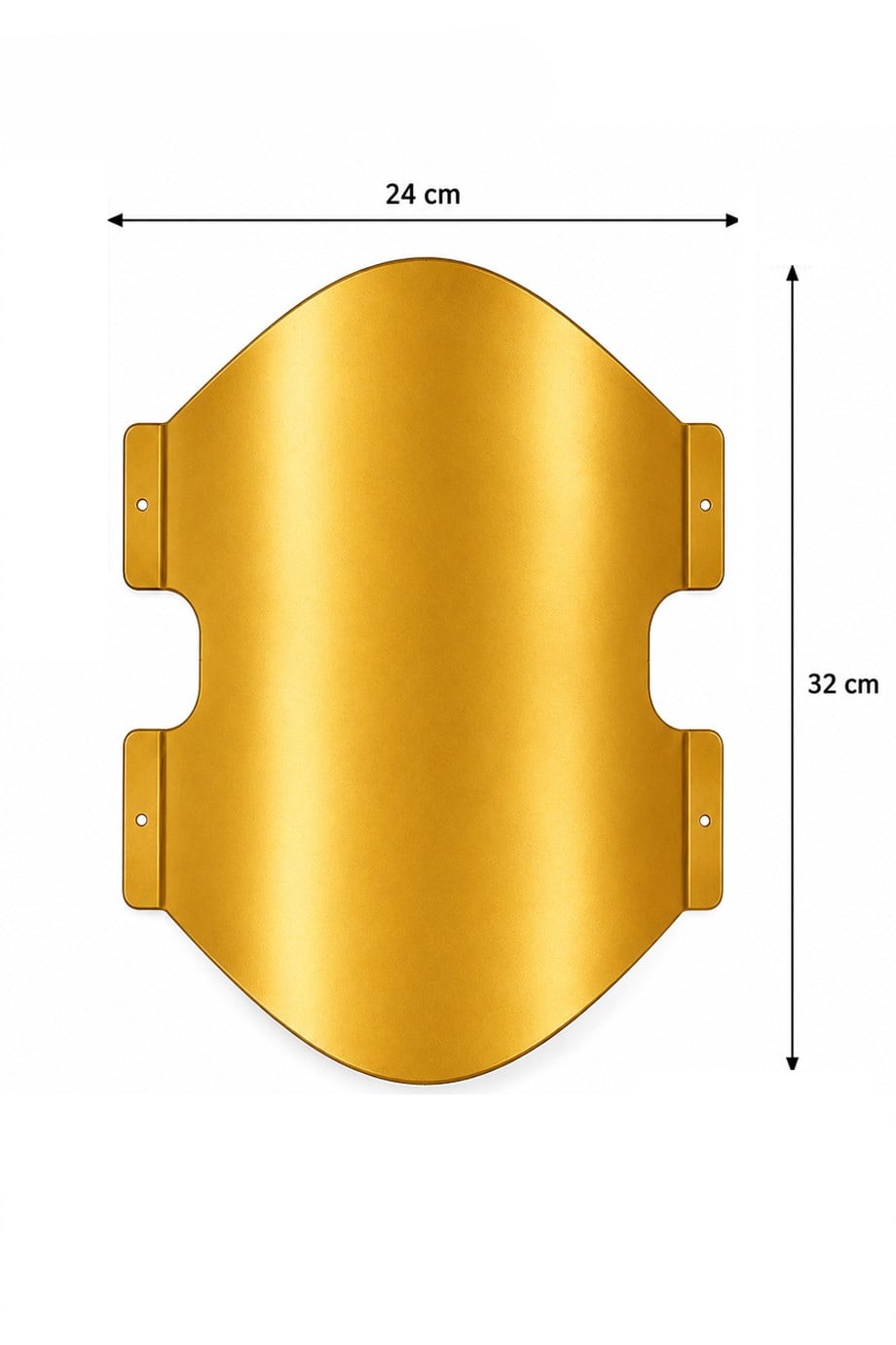 3D Venus Wall Panel Gold