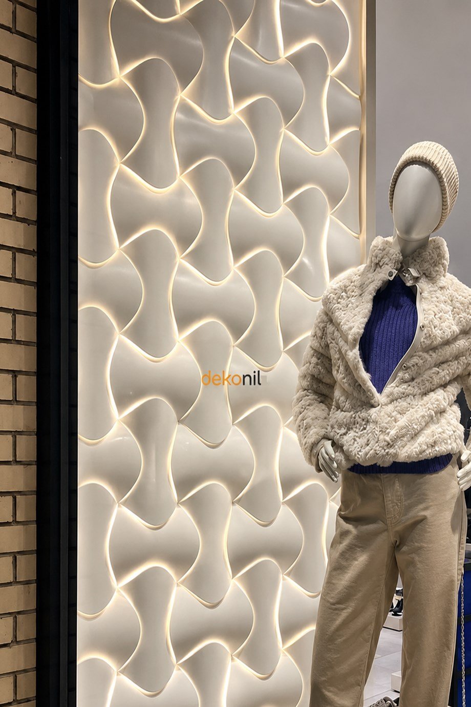 3D Venus Wall Panel White