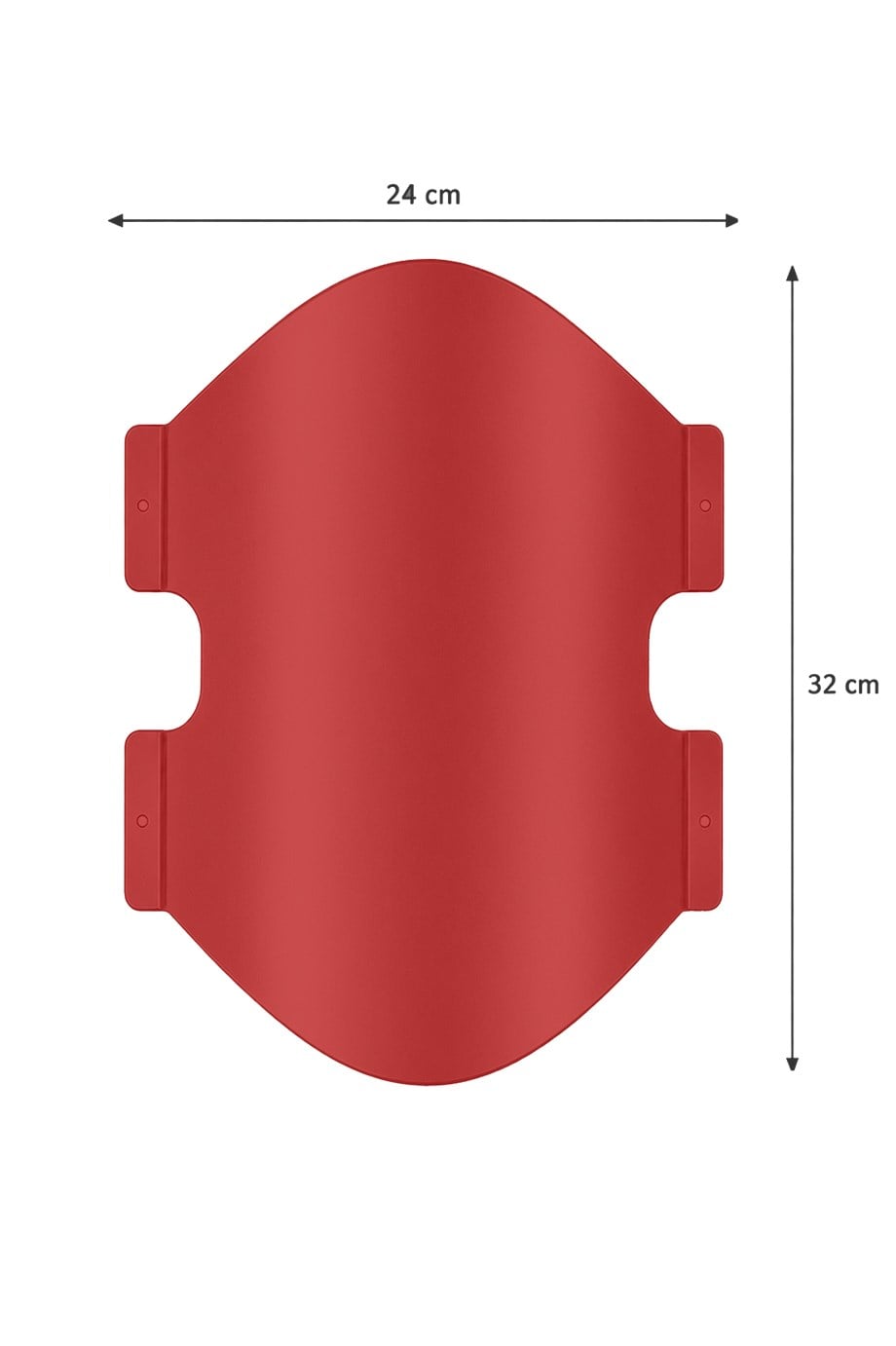 3D Venus Wall Panel Red