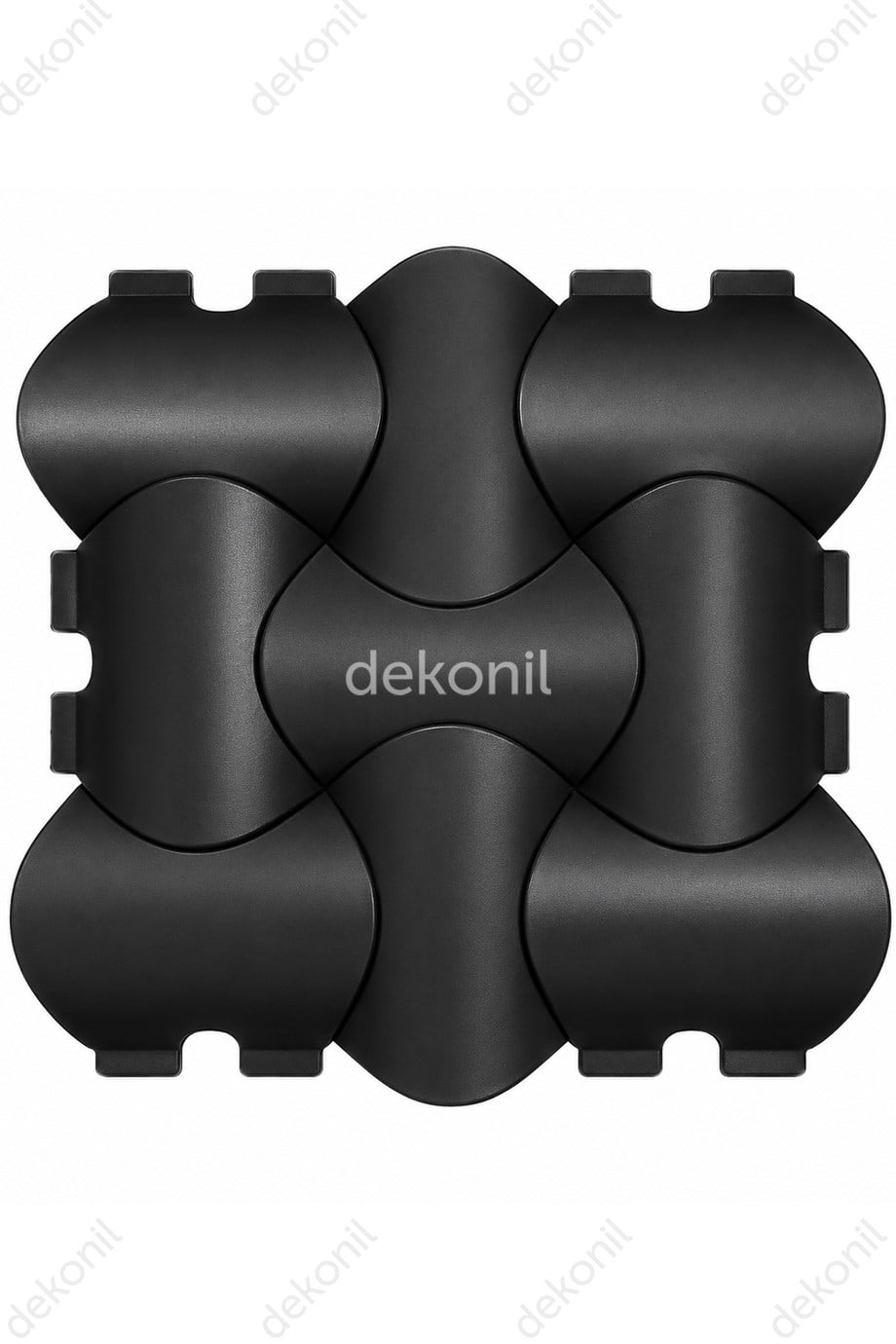 3D Venus Wall Panel Black