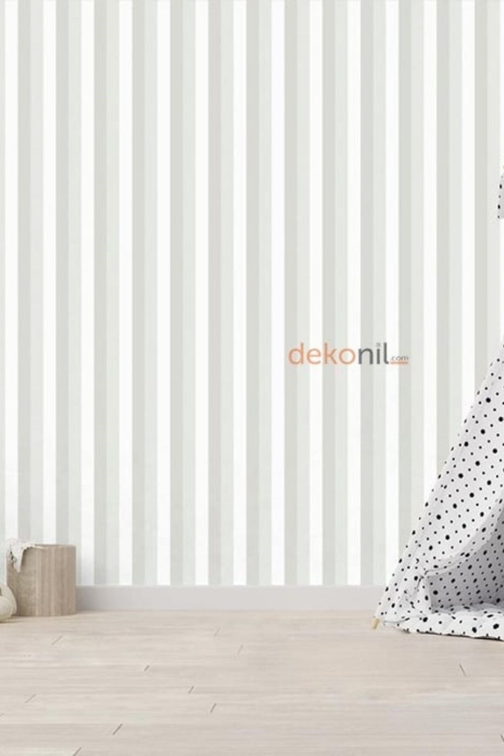 Adawall Ada Kids Striped Kids Room Wallpaper 8908-1