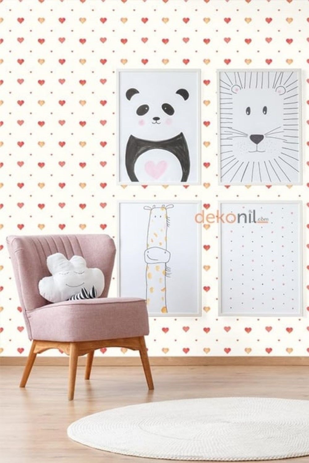 Adawall Ada Kids Kalpli Çocuk Odası Duvar Kağıdı 8905-1