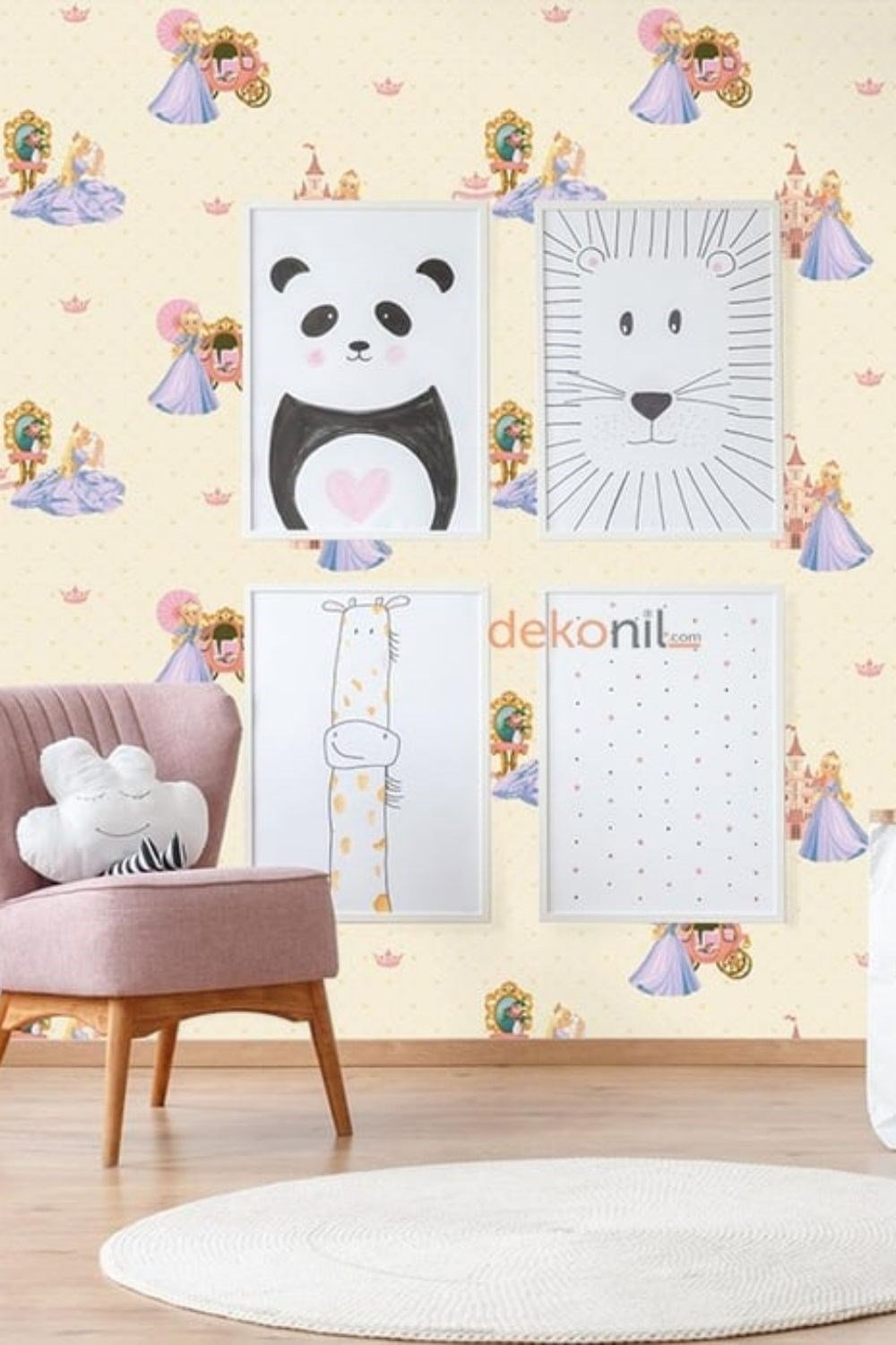 Adawall Ada Kids Kız Çocuk Odası Duvar Kağıdı 8910-1