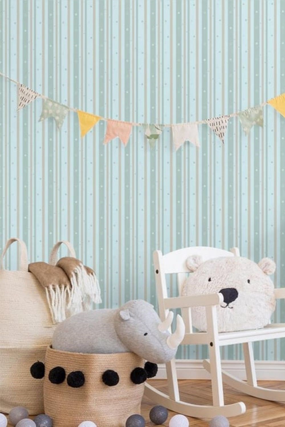 Adawall Ada Kids Yıldızlı Çocuk Odası Duvar Kağıdı 8928-2