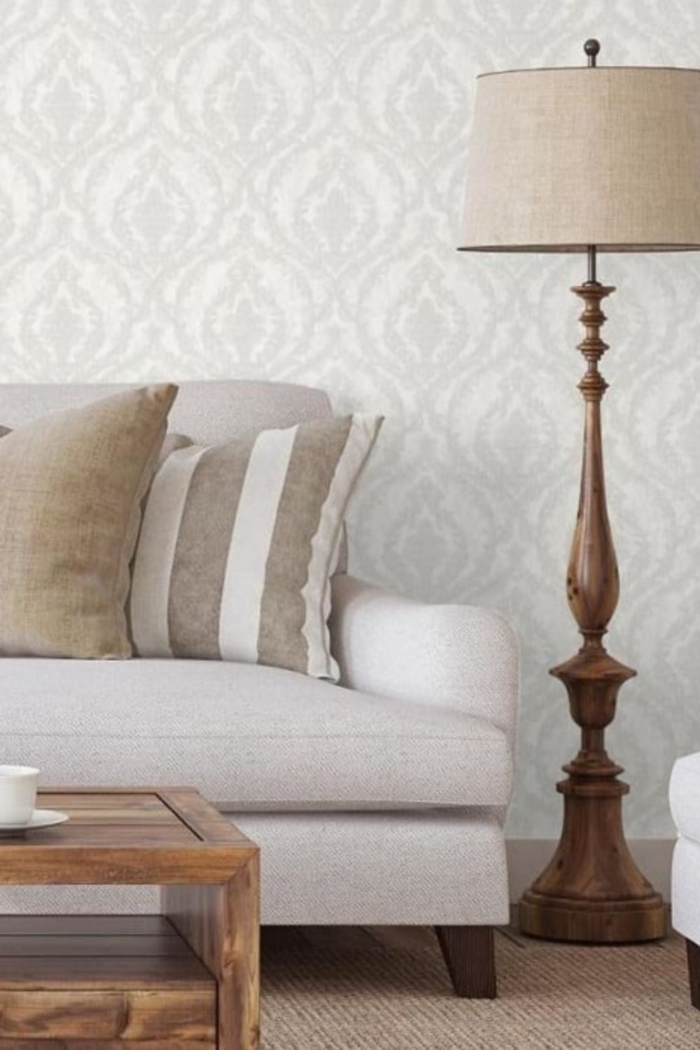 Adawall Dante Damask Desenli Duvar Kağıdı 1401-1