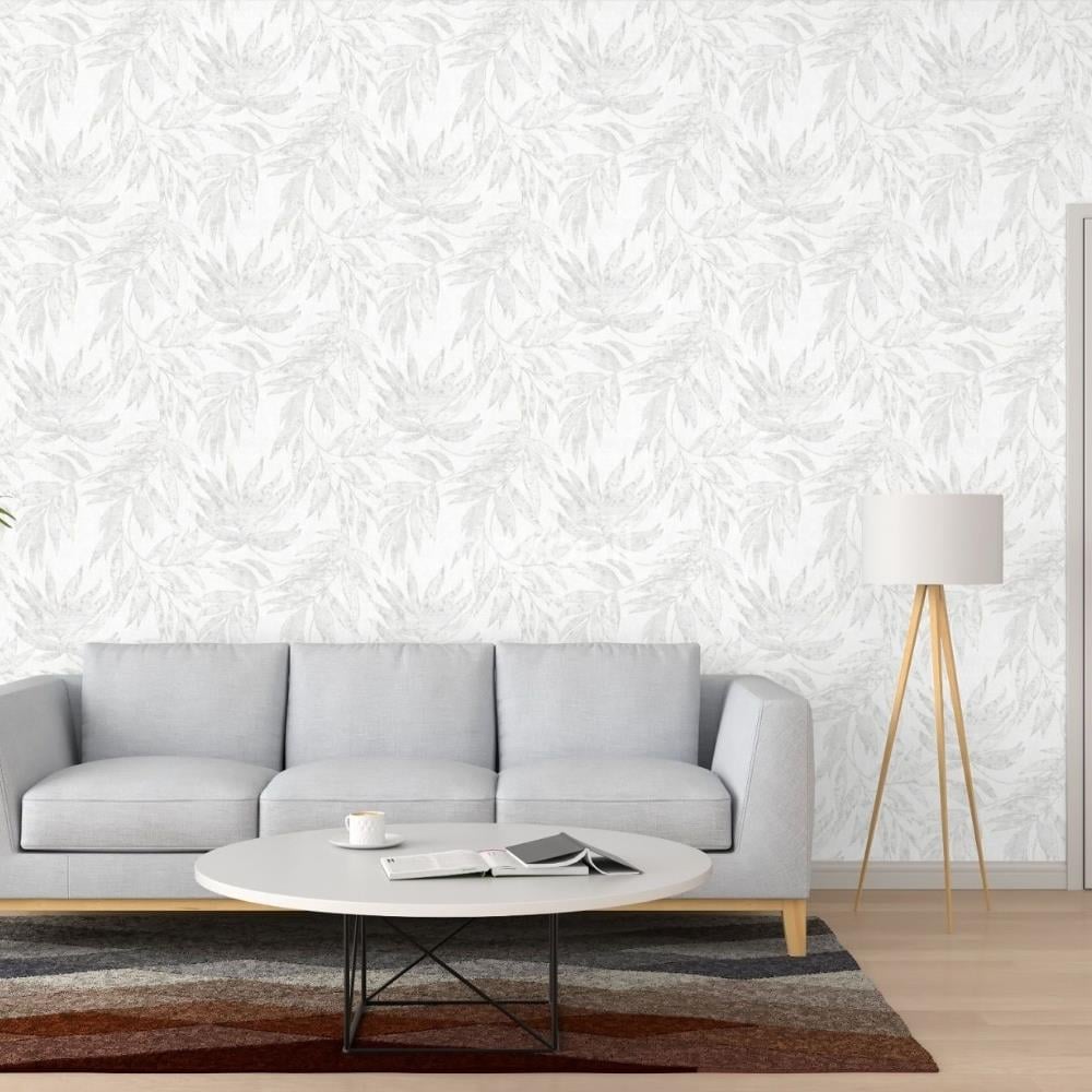 Adawall Hue Yaprak Desenli Duvar Kağıdı 24208-1