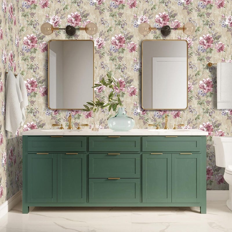 Adawall İndigo Çiçekli Duvar Kağıdı 4708-4