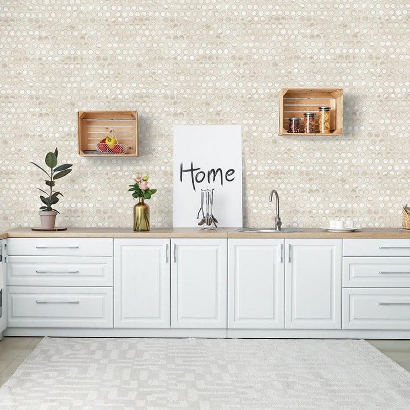 Adawall İndigo Geometrik Duvar Kağıdı 4706-1