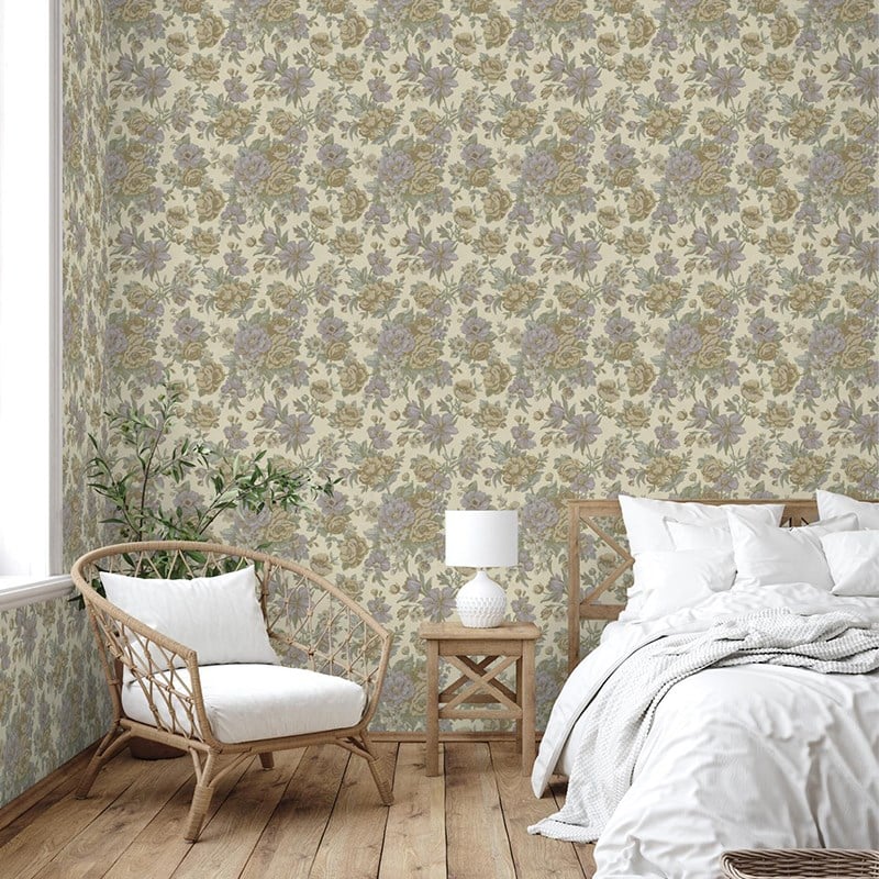 Adawall Kalinka Flower Pattern Wallpaper 5806-3