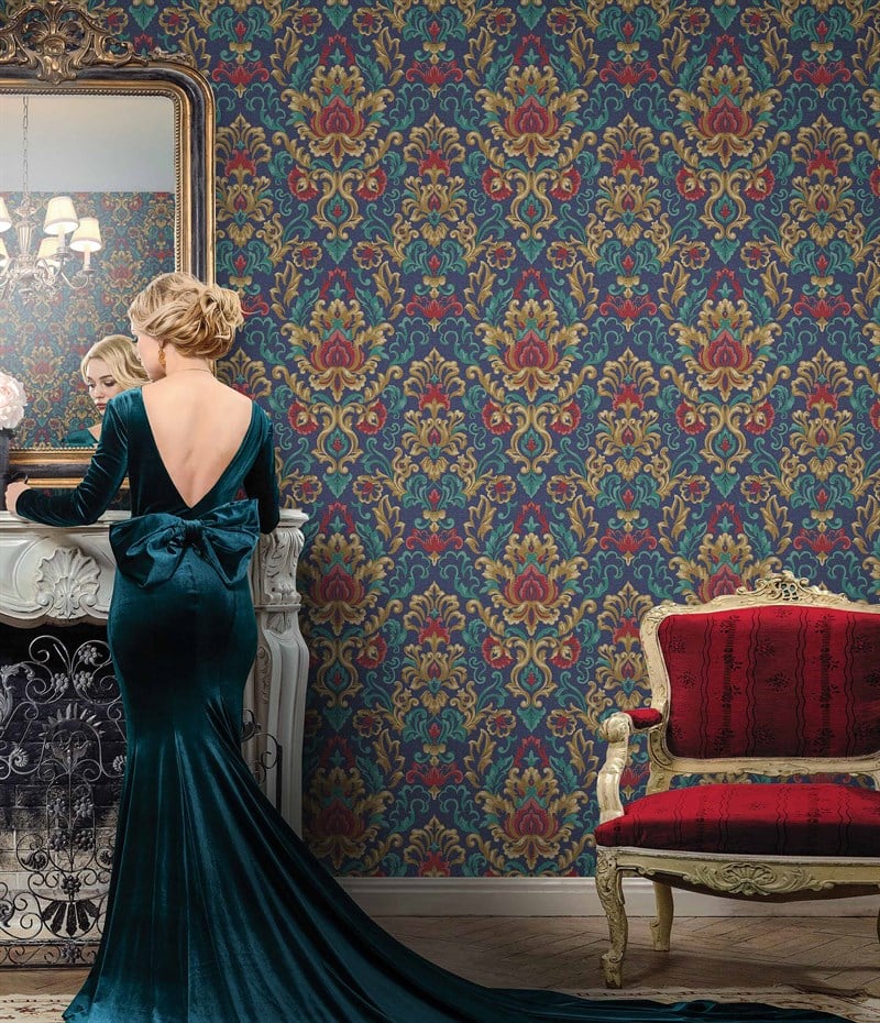 Adawall Kalinka Damask Desenli Duvar Kağıdı 5804-6