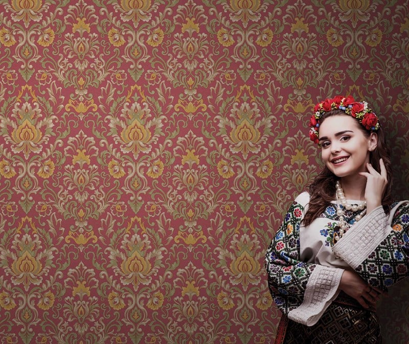 Adawall Kalinka Damask Desenli Duvar Kağıdı 5804-5