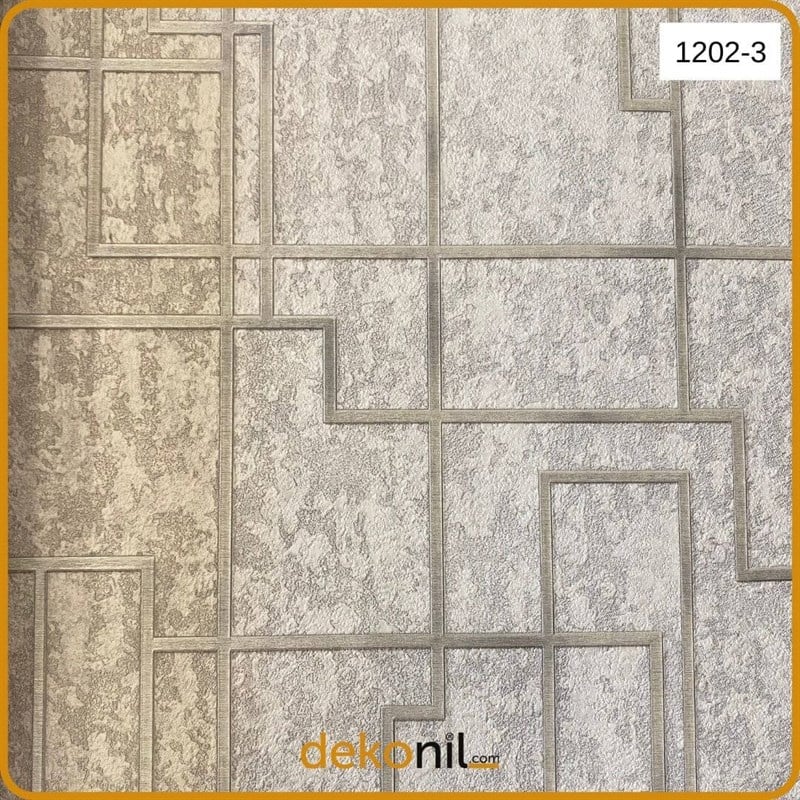 Adawall Octagon Geometrik Desenli Duvar Kağıdı 1202-3 | Dekonil