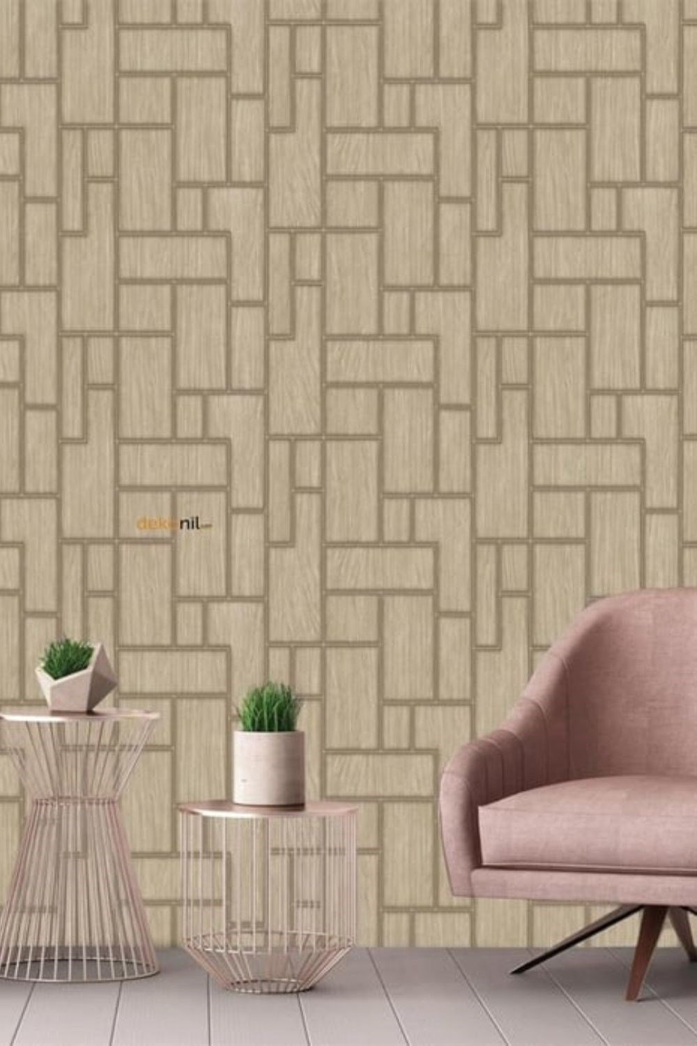 Adawall Roka Geometric Pattern Wallpaper 23108-2