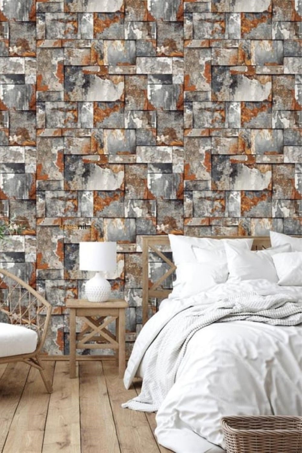 Adawall Roka Stone Pattern Wallpaper 23106-4
