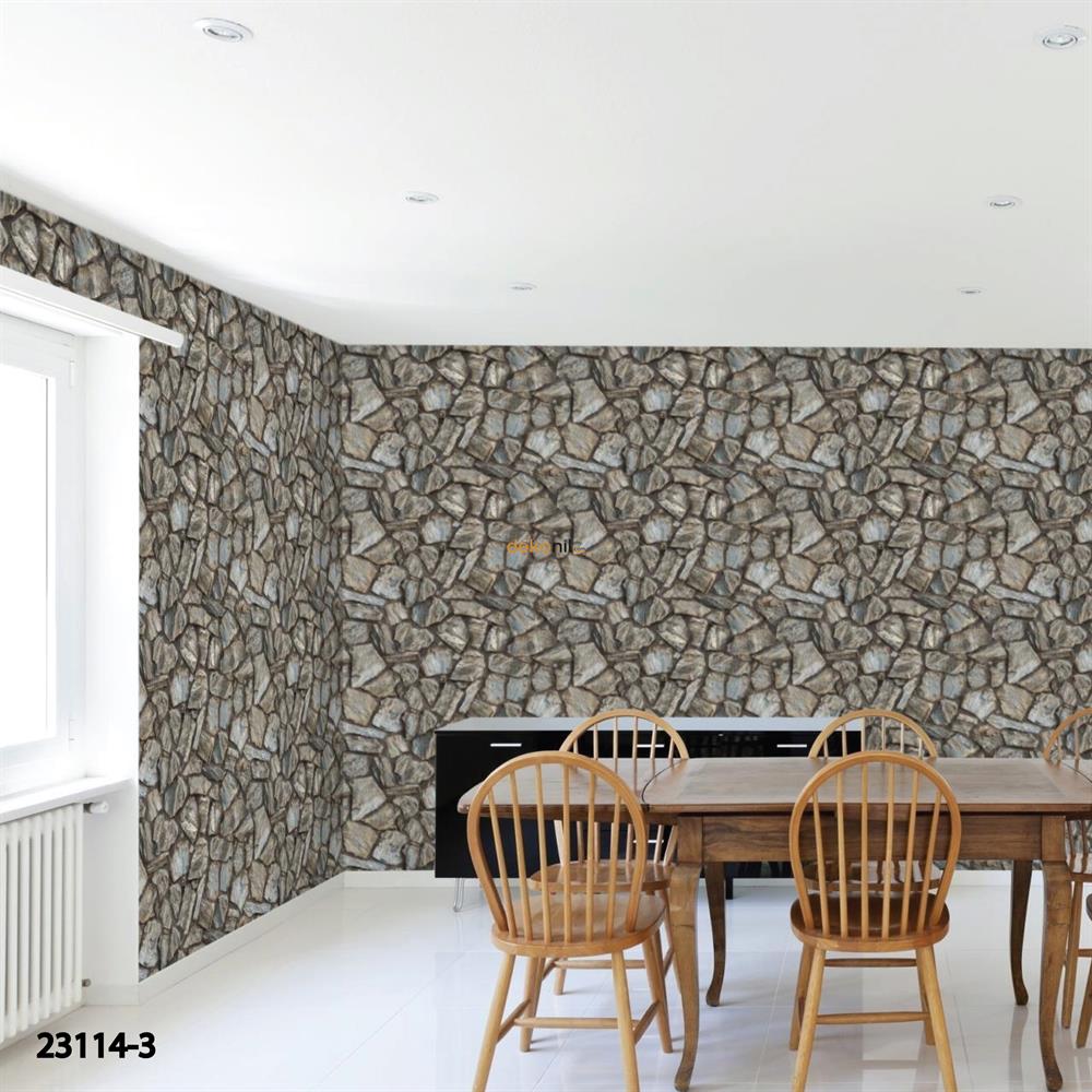Adawall Roka Taş Desen Duvar Kağıdı 23114-3