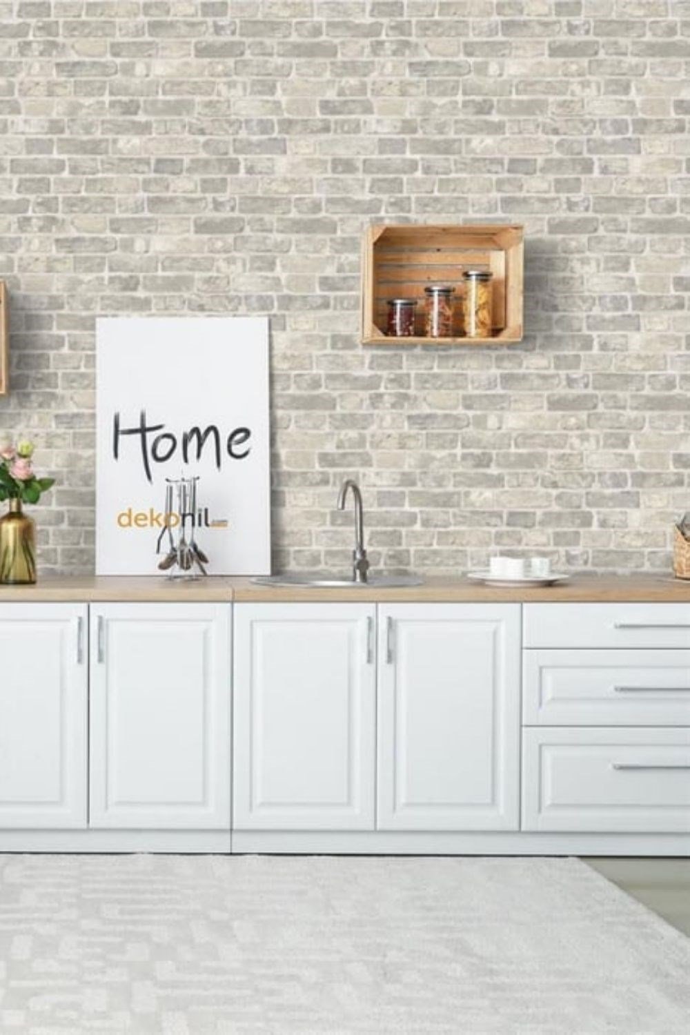 Adawall Roka Taş Desen Duvar Kağıdı 23104-2
