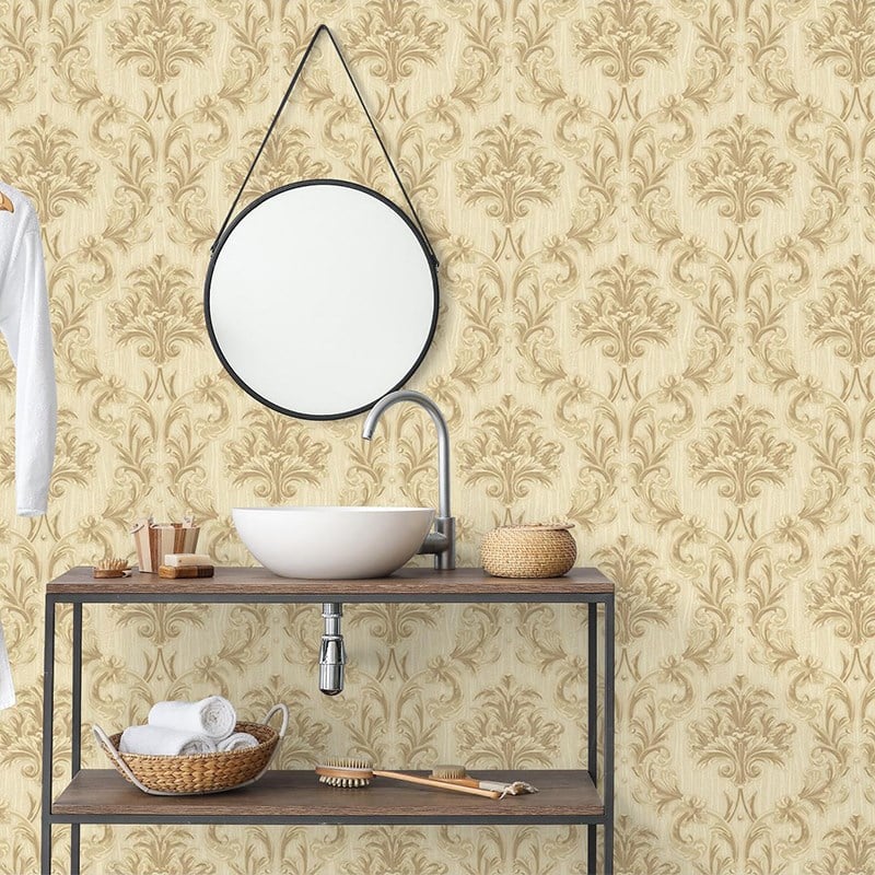 Adawall Rumi Damask Pattern Wallpaper 6808-2