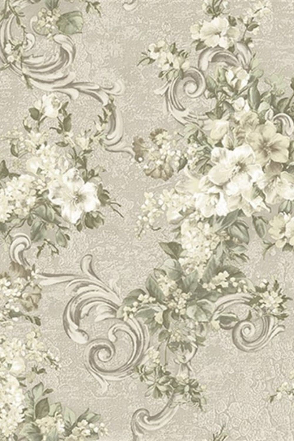 Adawall Signature Flower Pattern Wallpaper 1008-3