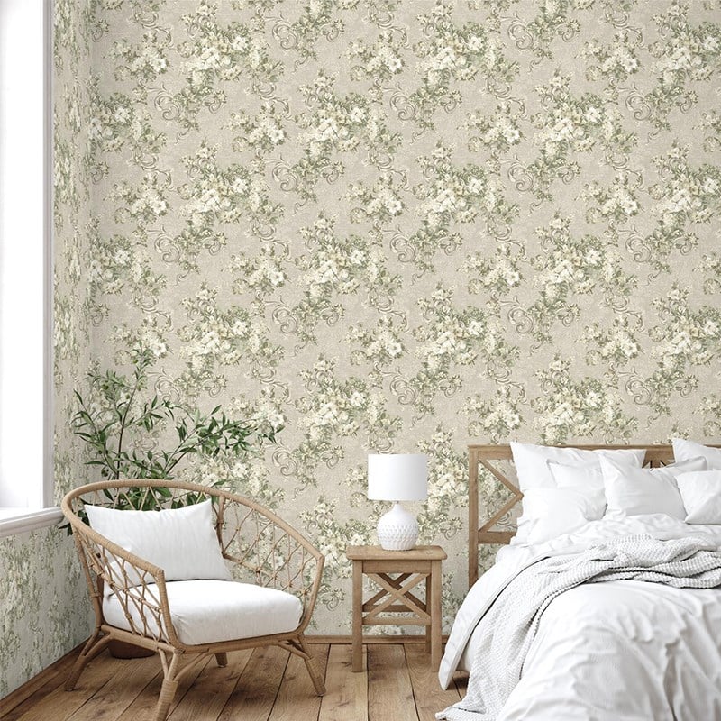 Adawall Signature Flower Pattern Wallpaper 1008-3