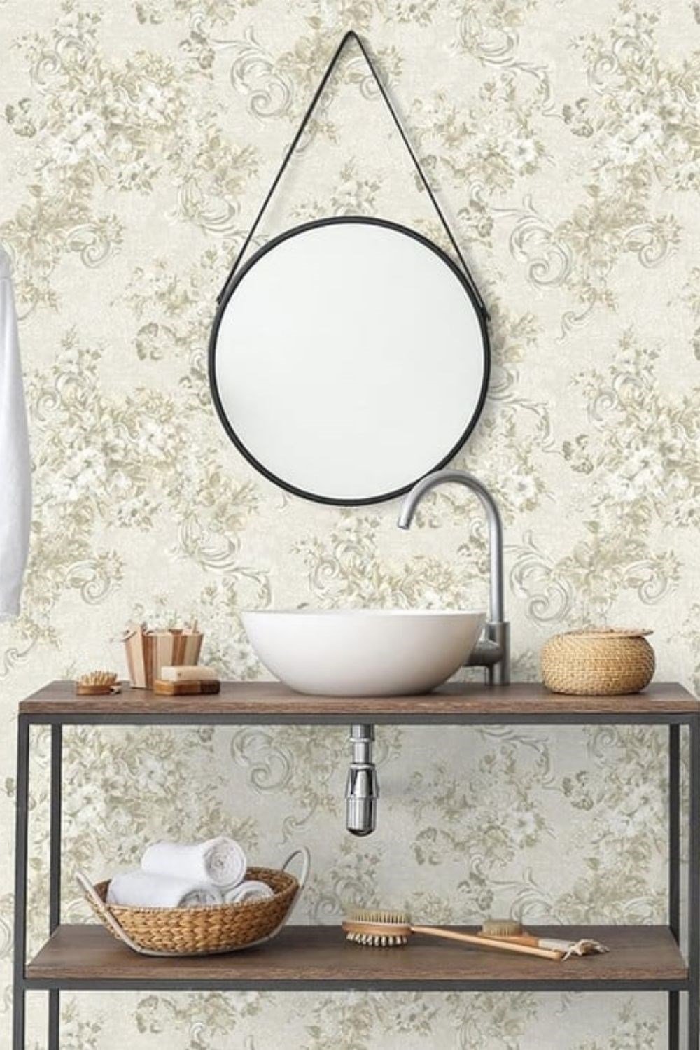Adawall Signature Flower Pattern Wallpaper 1008-1