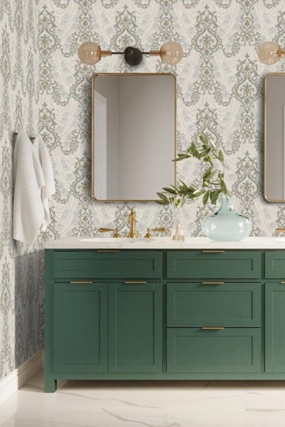 Adawall Signature Damask Pattern Wallpaper 1004-3