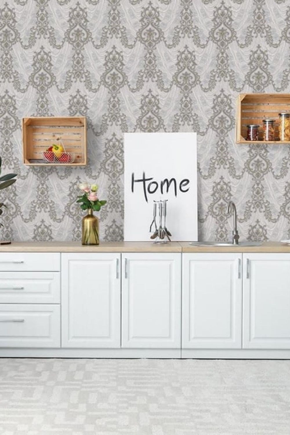 Adawall Signature Damask Pattern Wallpaper 1004-5