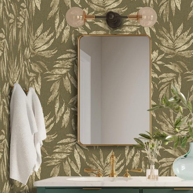 Adawall Signature Yaprak Desenli Duvar Kağıdı 1012-3