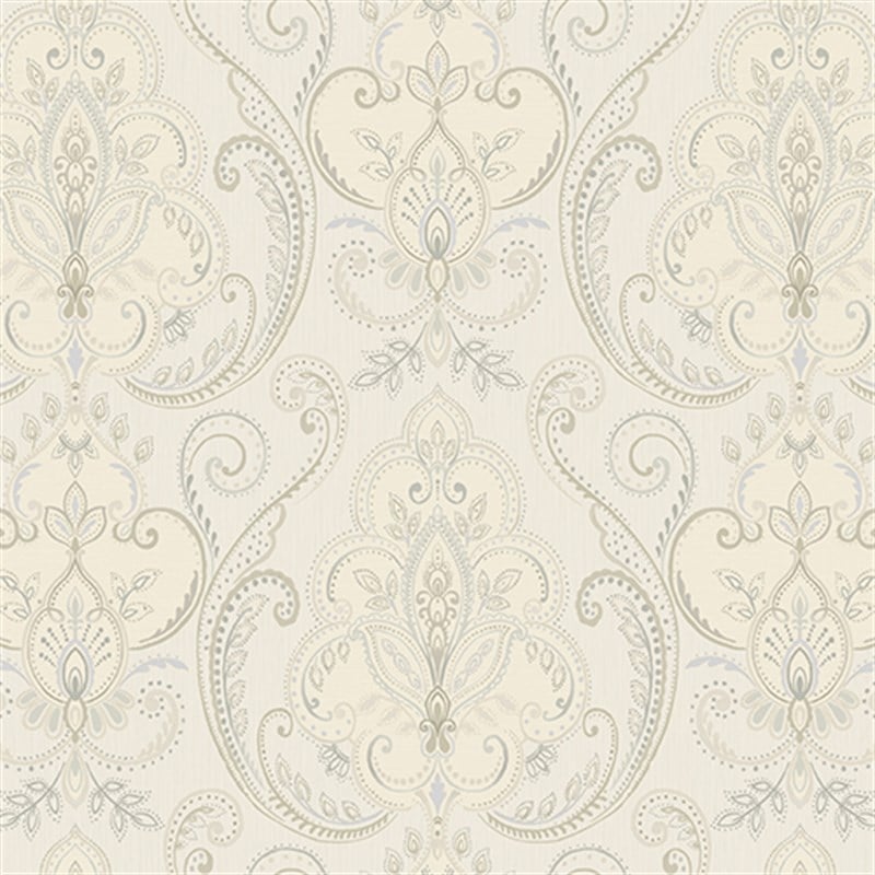 Adawall Tropicano 9901-2 Krem Damask Desenli Duvar Kağıdı
