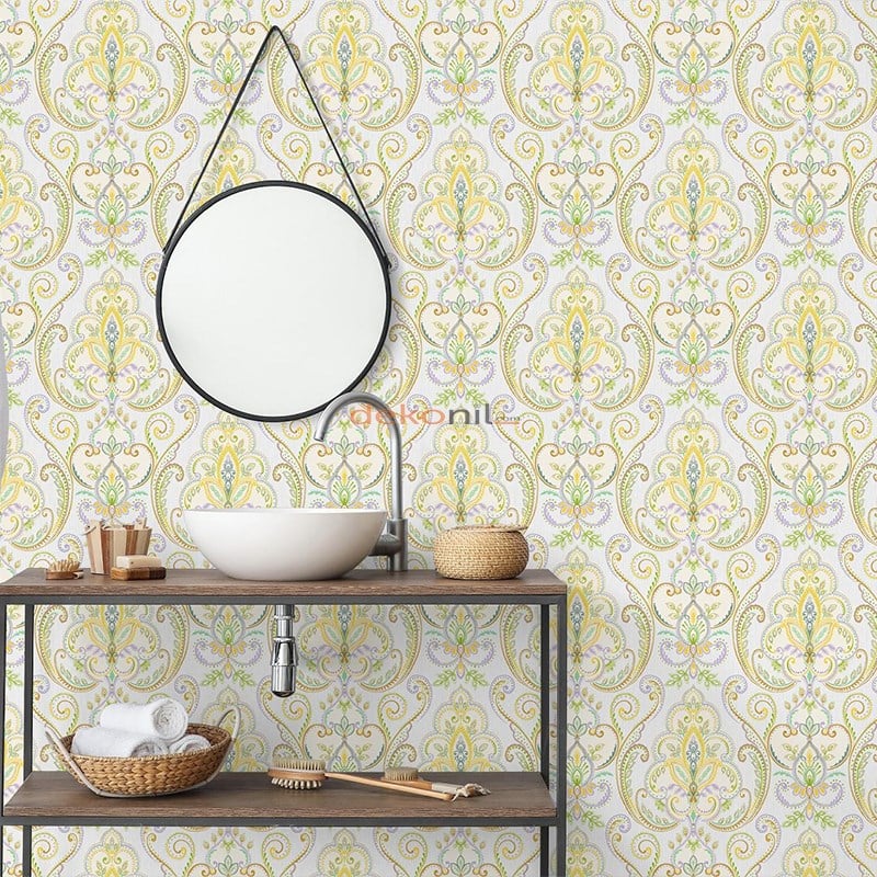 Adawall Tropicano Damask Pattern Wallpaper 9901-4