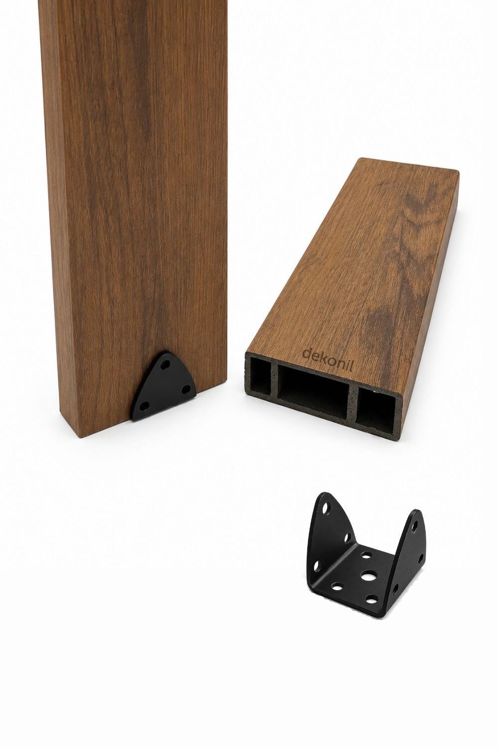 Maple Composite Separator Wall Partition Profile 4*10*280 cm