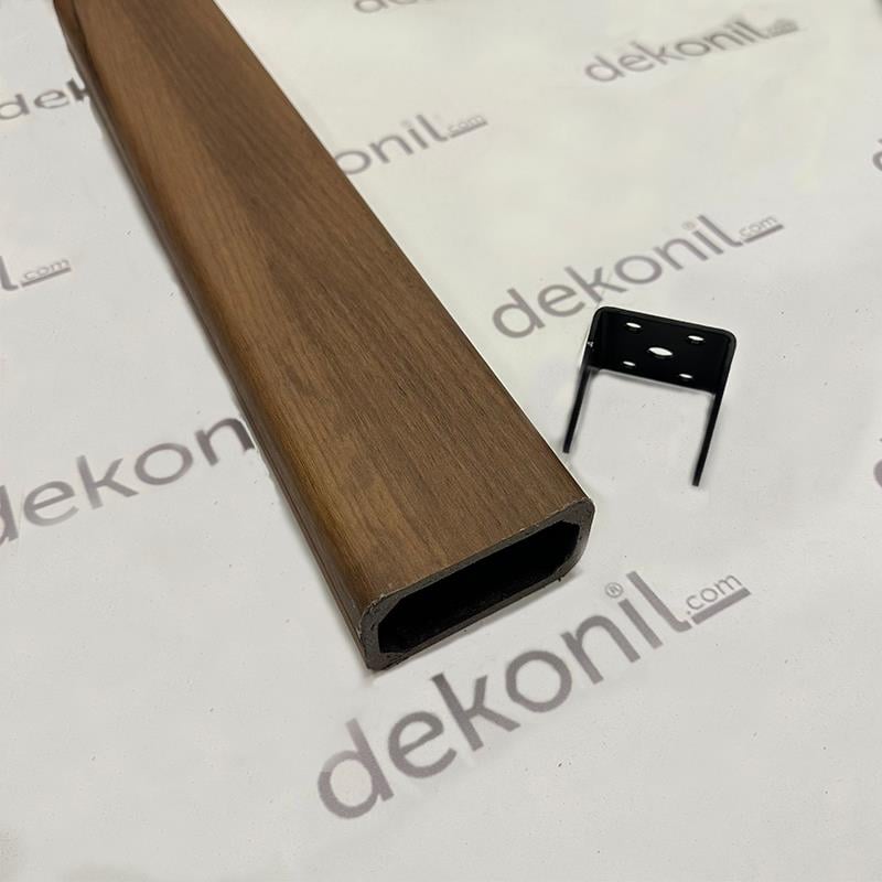 Akçaağaç Kompozit Seperatör Duvar Bölme Profili 4*7,5*280 cm