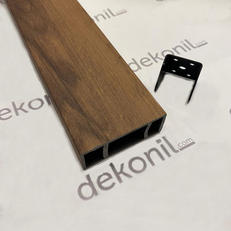 Akçaağaç Kompozit Seperatör Duvar Bölme Profili 4*10*280 cm