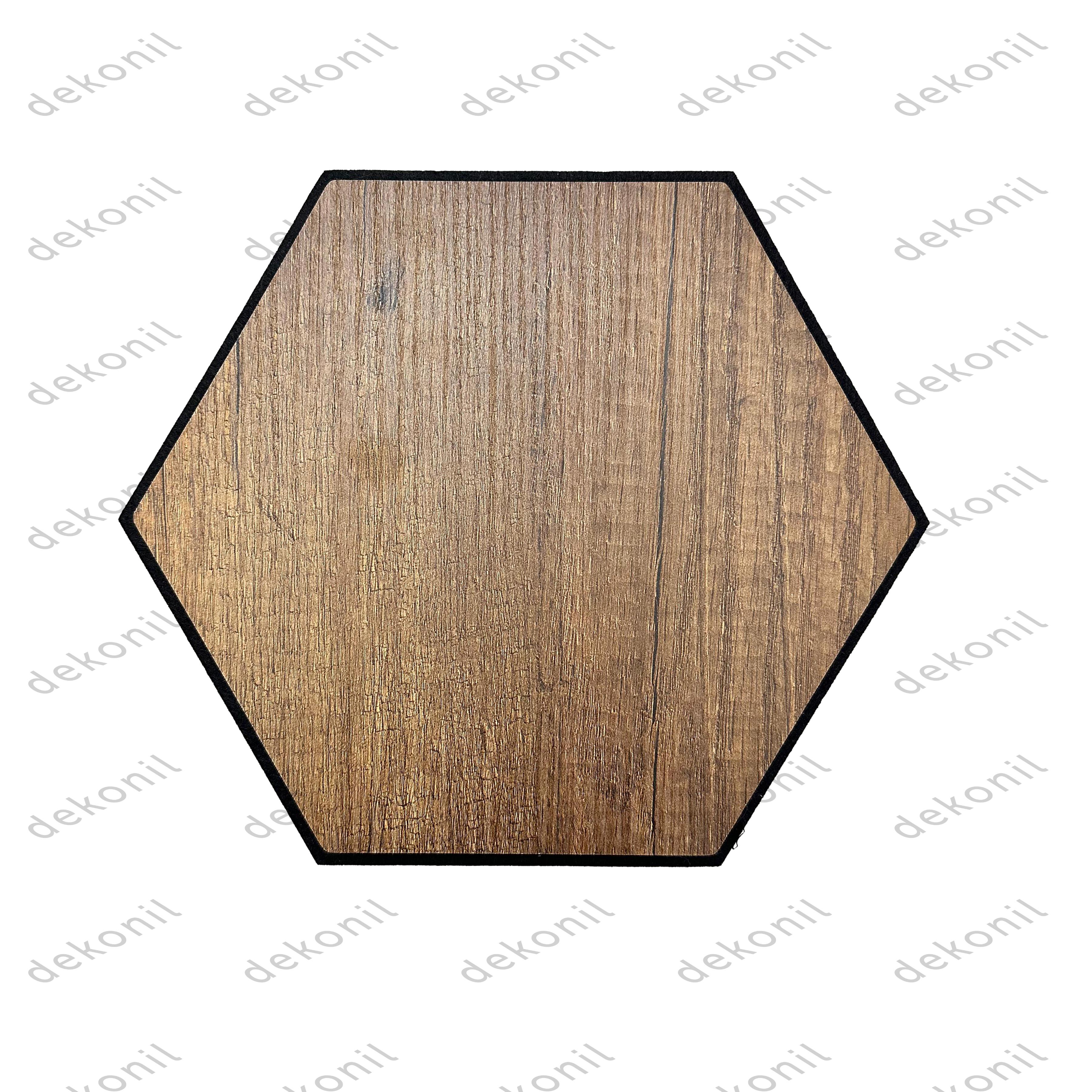 Akustik Altıgen Barok Bal Peteği Duvar Paneli