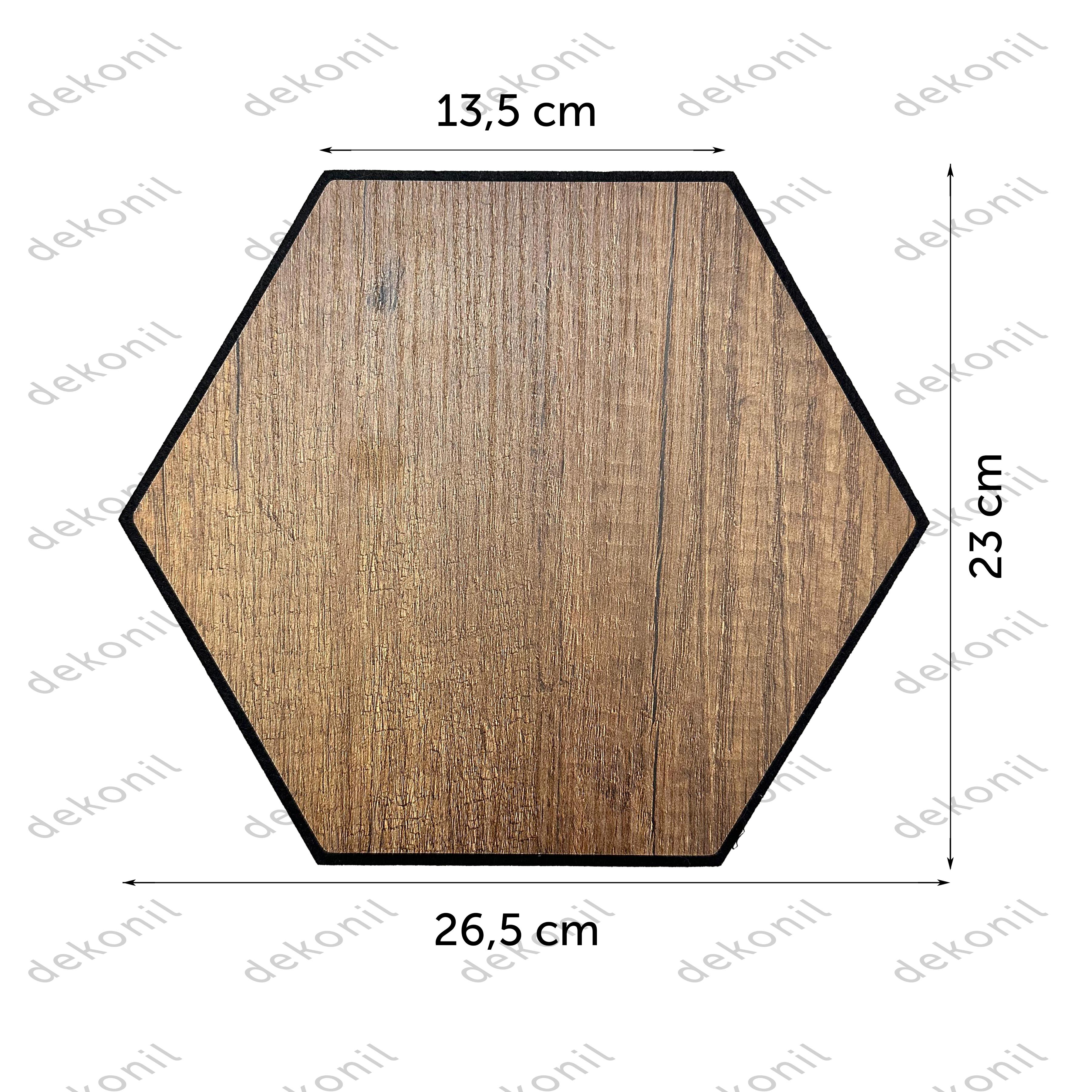 Akustik Altıgen Barok Bal Peteği Duvar Paneli