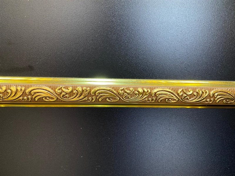 Altın Ahşapiyer Çıta Bordür Profil 3*290 cm, Saray Tavan Profilleri Çıta Bordür Süpürgelik Lambri Modelleri ve Fiyatları Patina, Eskitme, Altın, Gümüş