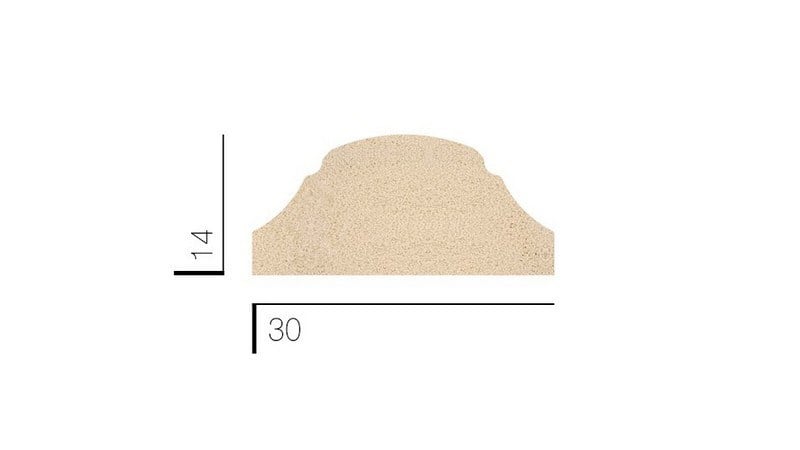 Altın Ahşapiyer Çıta Bordür Profil 3*290 cm