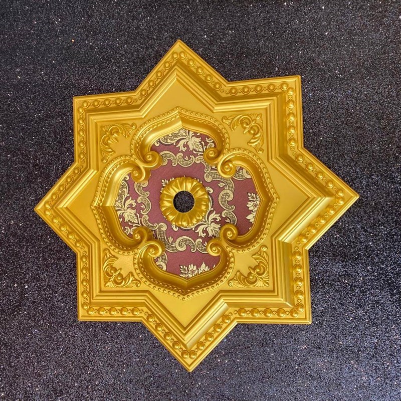 Palace Ceiling Star Gold to Burgundy 60cml Dekonil