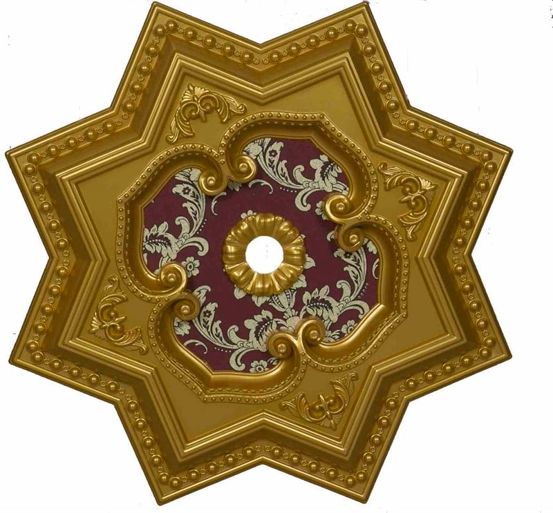 Palace Ceiling Star Gold to Burgundy 60cml Dekonil