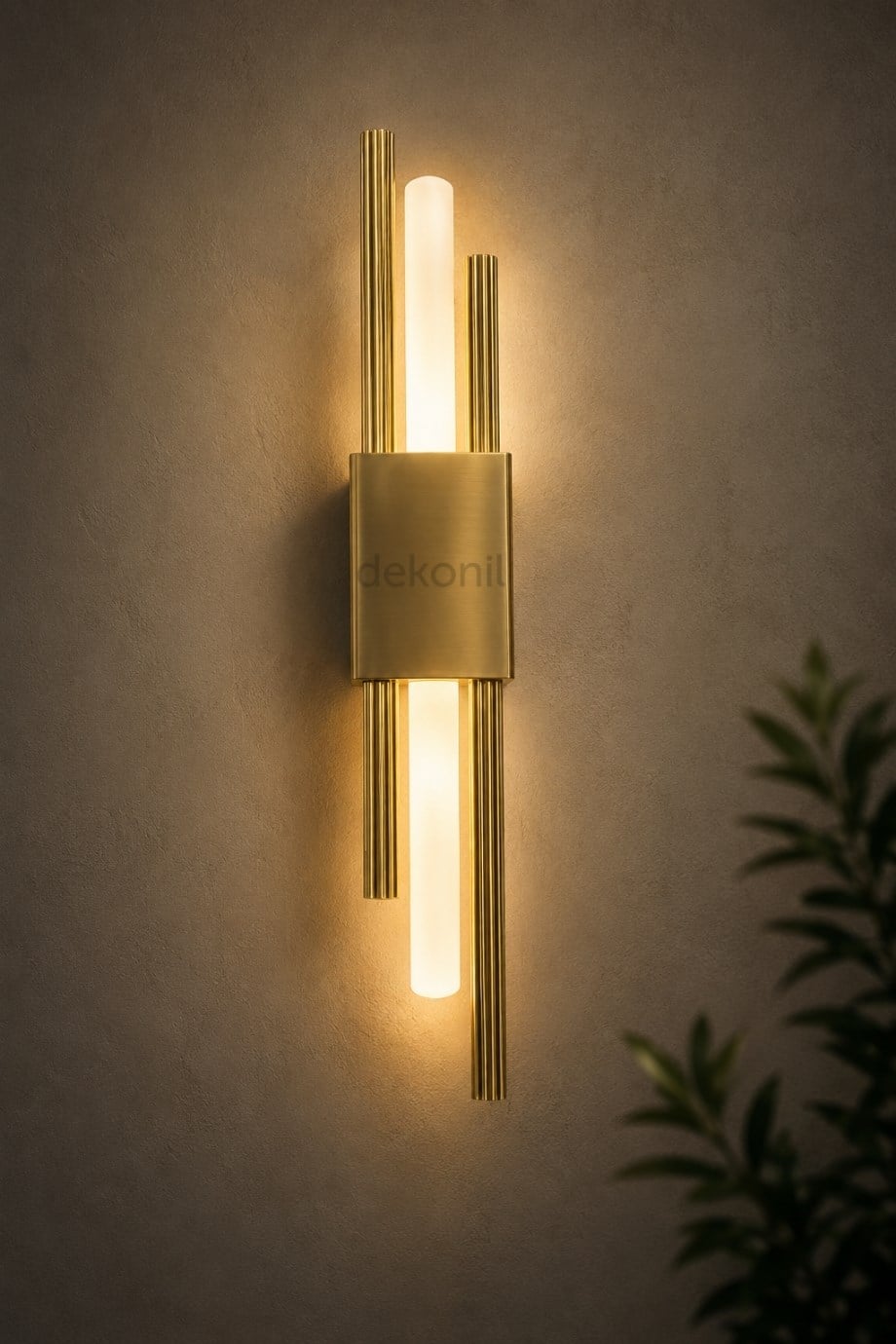 Altın Dekolight Pilli ve Elektrikli Aplik