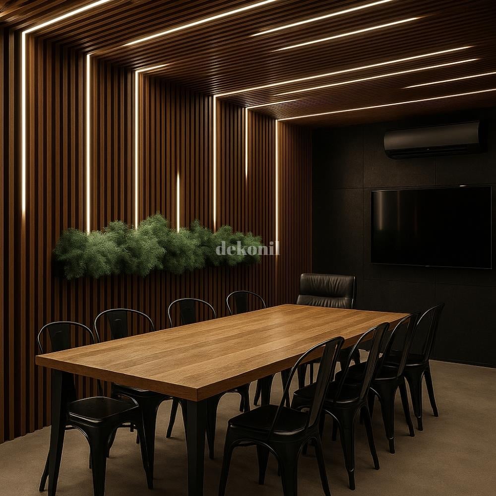 Aluminum Case Daylight Wide Recessed Light 40 cm