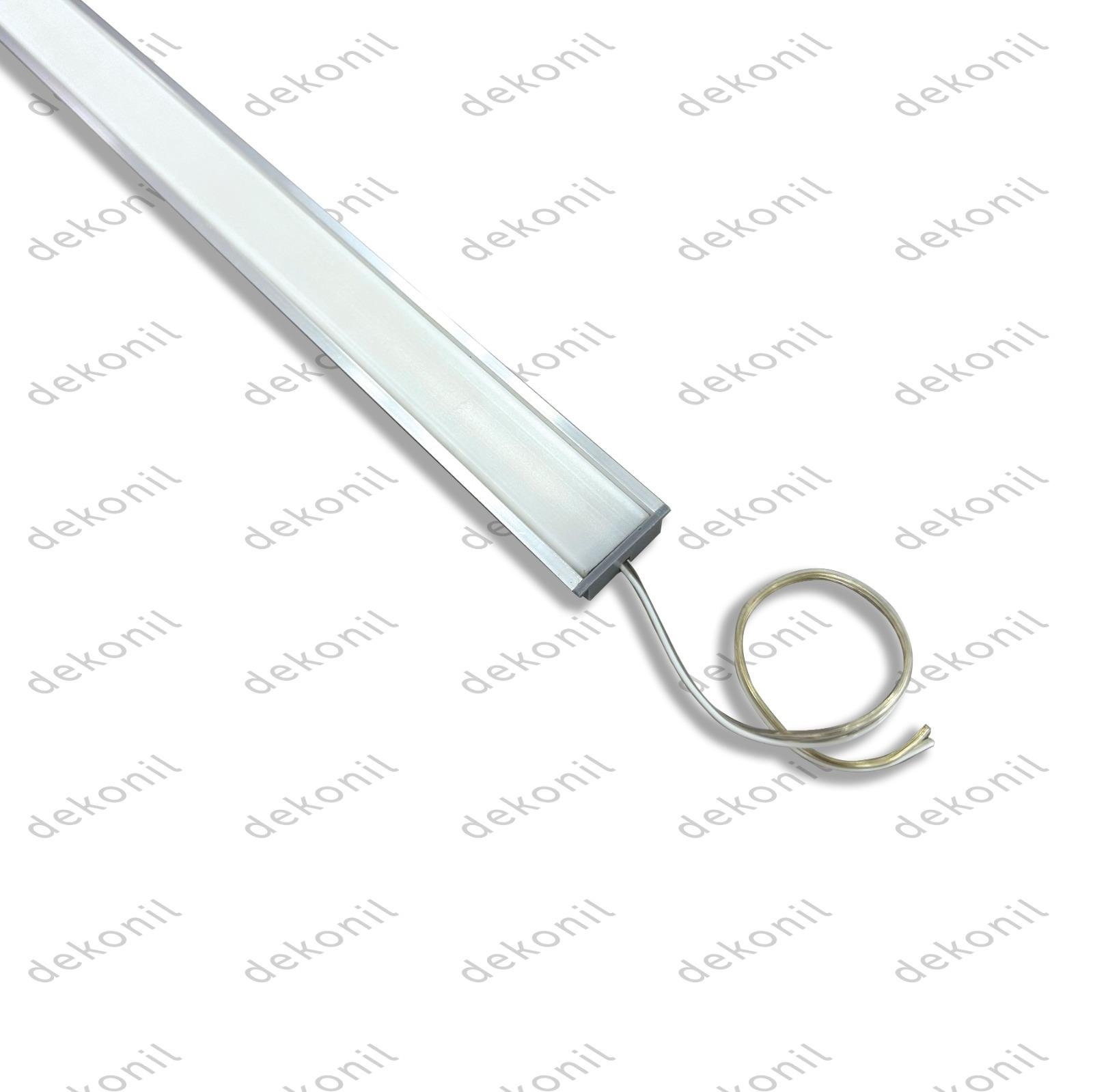 Aluminum Case Daylight Wide Recessed Light 40 cm