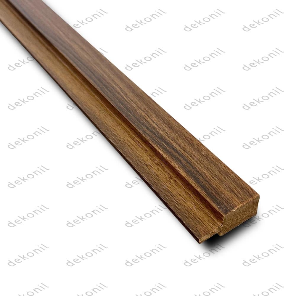Anadolu Ceviz Mdf Sol Bitiş Kapama Çıtası 3 cm