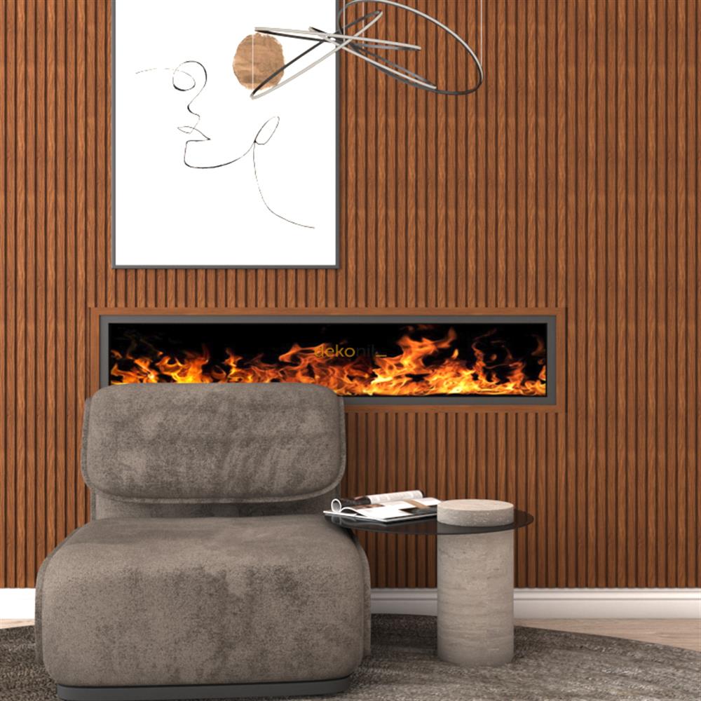 Anadolu Ceviz Mdf Tavan ve Duvar Lambri 12cm