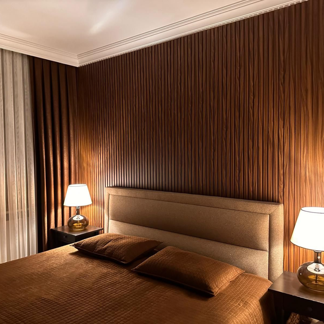 Anadolu Ceviz Mdf Tavan ve Duvar Lambri 12cm