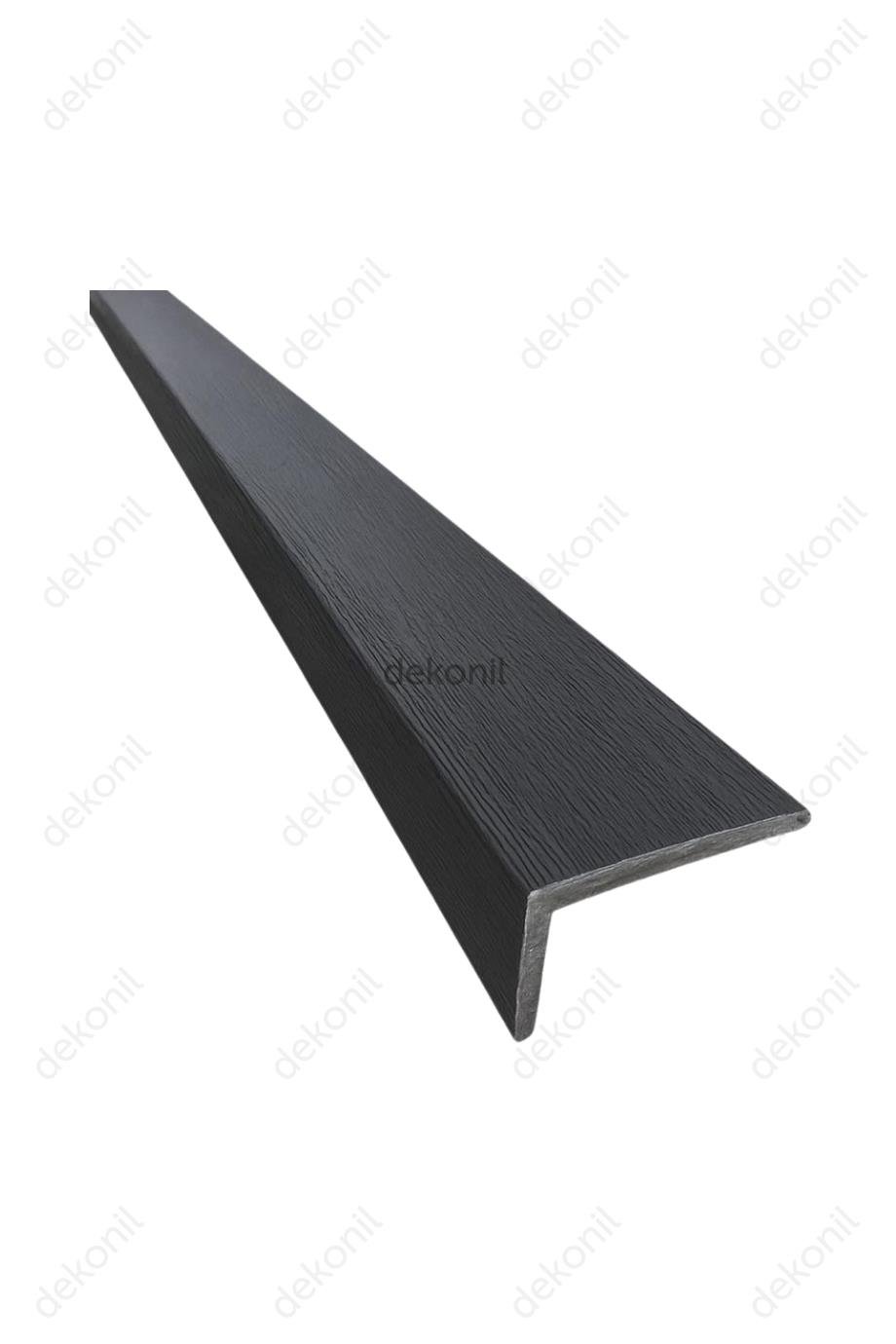 Antrasit Dış Cephe Lambri Köşe Profili 4*6 cm
