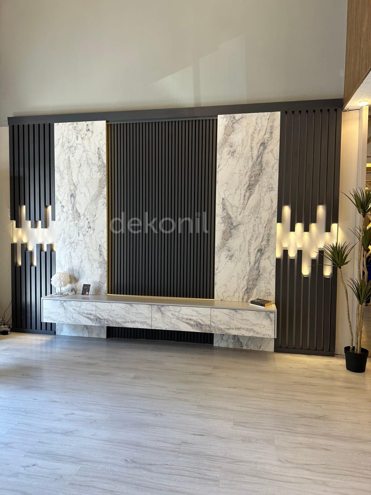 Antrasit Seperatör Duvar Bölme Profili 5*5*280cm