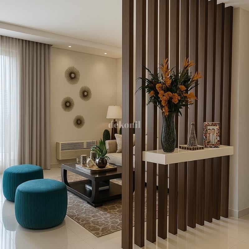 فاصل جداري فاصل أنثراسيت 5*8*280 سم